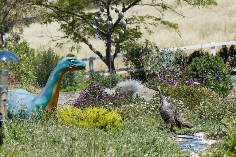 Wild Turkey with Dinosaur